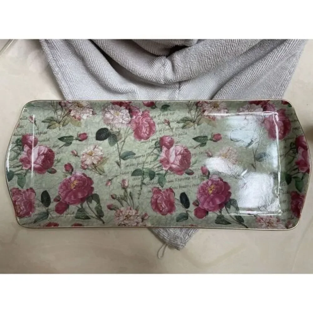 Nina Campbell Floral Ceramic‎ Tray
